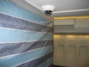 MAS Kvand IP Cameras for Boeing 737 mock up aircraft