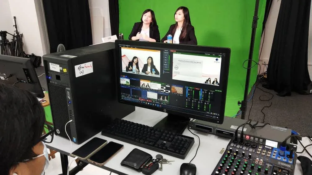 Live webcasting event setup