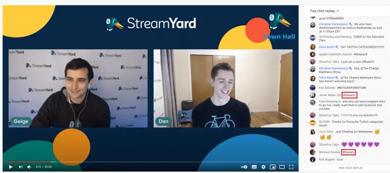 StreamYard Demo